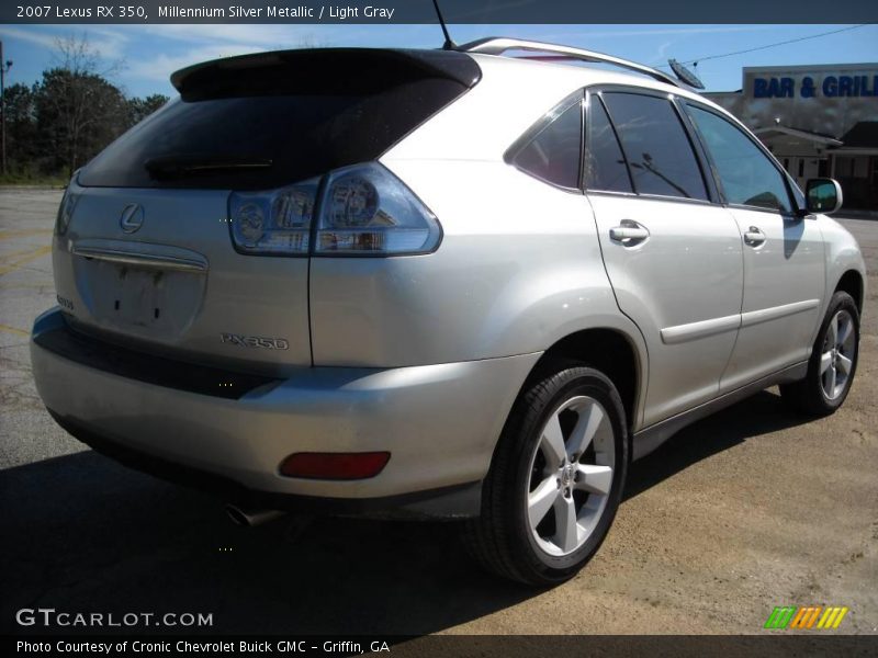 Millennium Silver Metallic / Light Gray 2007 Lexus RX 350