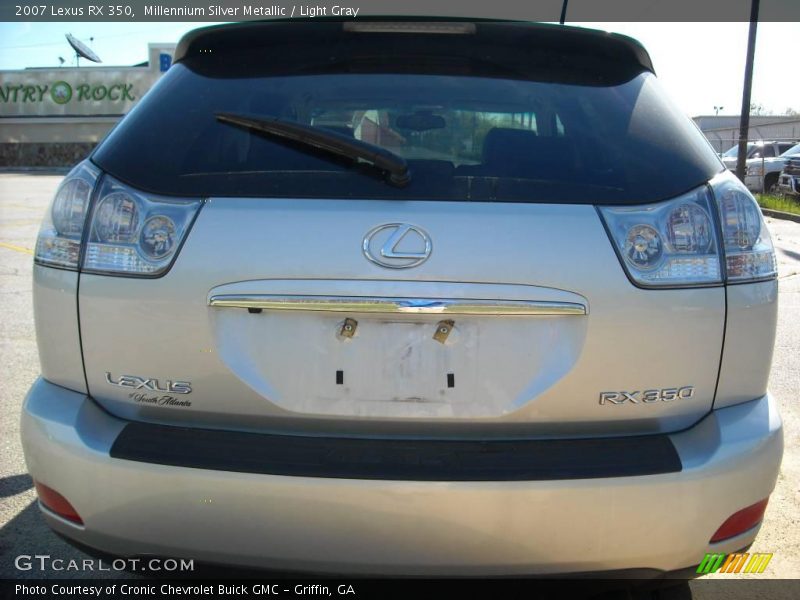 Millennium Silver Metallic / Light Gray 2007 Lexus RX 350