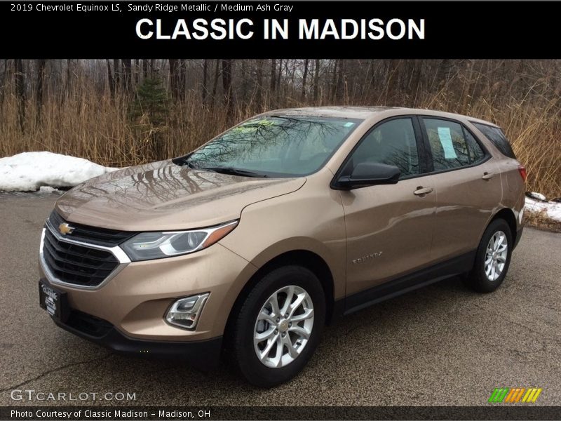 Sandy Ridge Metallic / Medium Ash Gray 2019 Chevrolet Equinox LS