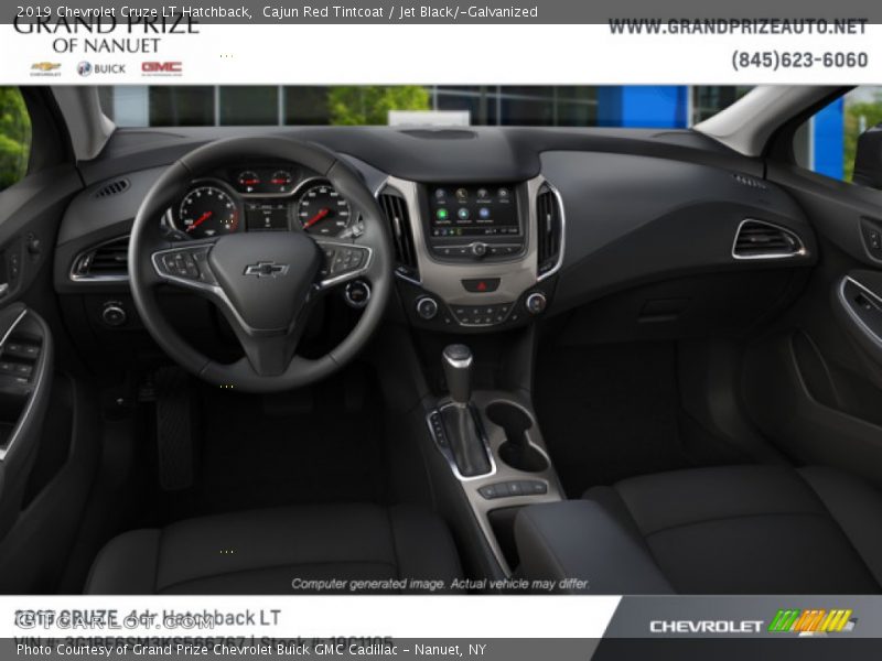 Cajun Red Tintcoat / Jet Black/­Galvanized 2019 Chevrolet Cruze LT Hatchback