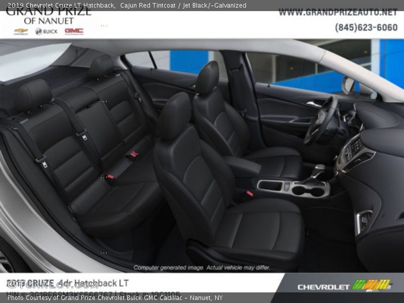Cajun Red Tintcoat / Jet Black/­Galvanized 2019 Chevrolet Cruze LT Hatchback