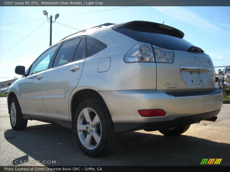 Millennium Silver Metallic / Light Gray 2007 Lexus RX 350