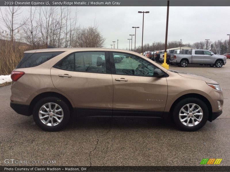 Sandy Ridge Metallic / Medium Ash Gray 2019 Chevrolet Equinox LS