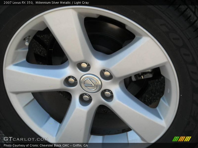 Millennium Silver Metallic / Light Gray 2007 Lexus RX 350