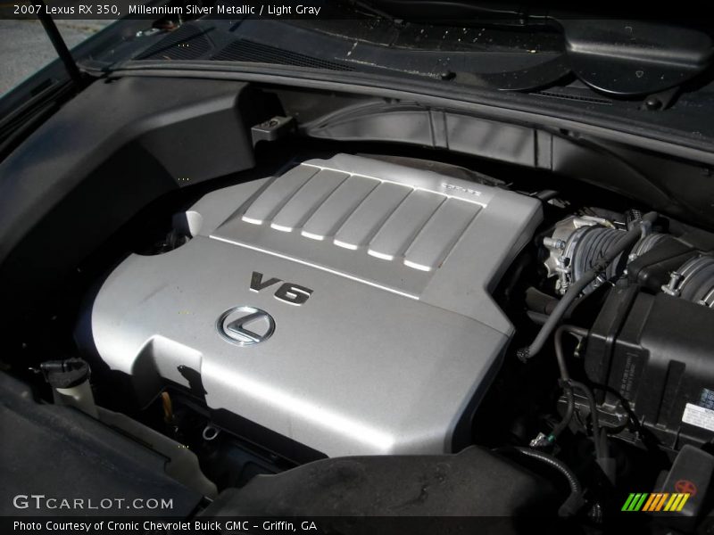 Millennium Silver Metallic / Light Gray 2007 Lexus RX 350