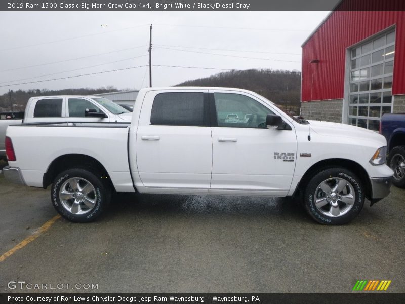 Bright White / Black/Diesel Gray 2019 Ram 1500 Classic Big Horn Crew Cab 4x4