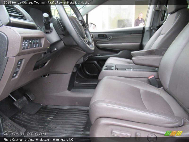 Pacific Pewter Metallic / Mocha 2018 Honda Odyssey Touring