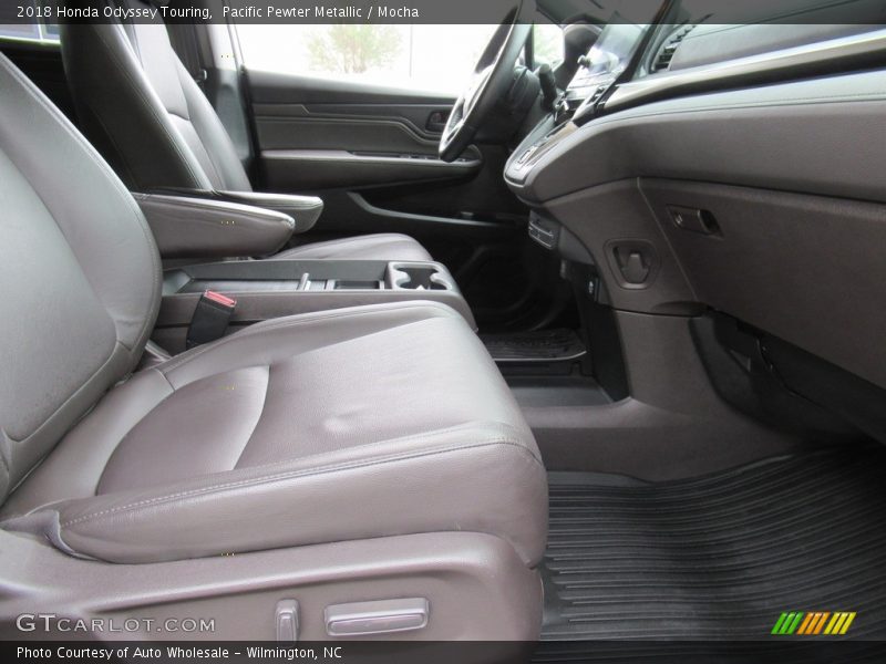 Pacific Pewter Metallic / Mocha 2018 Honda Odyssey Touring