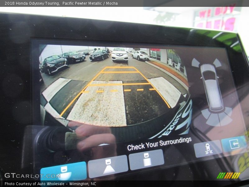 Pacific Pewter Metallic / Mocha 2018 Honda Odyssey Touring
