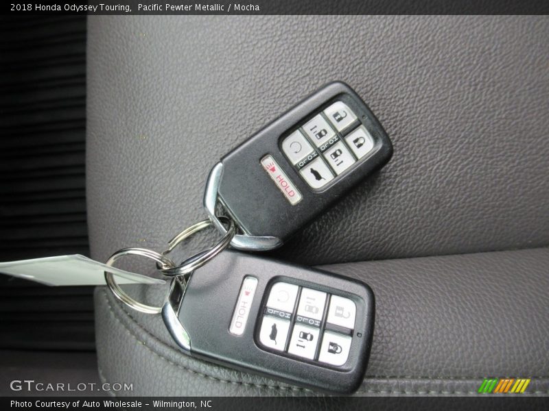Pacific Pewter Metallic / Mocha 2018 Honda Odyssey Touring