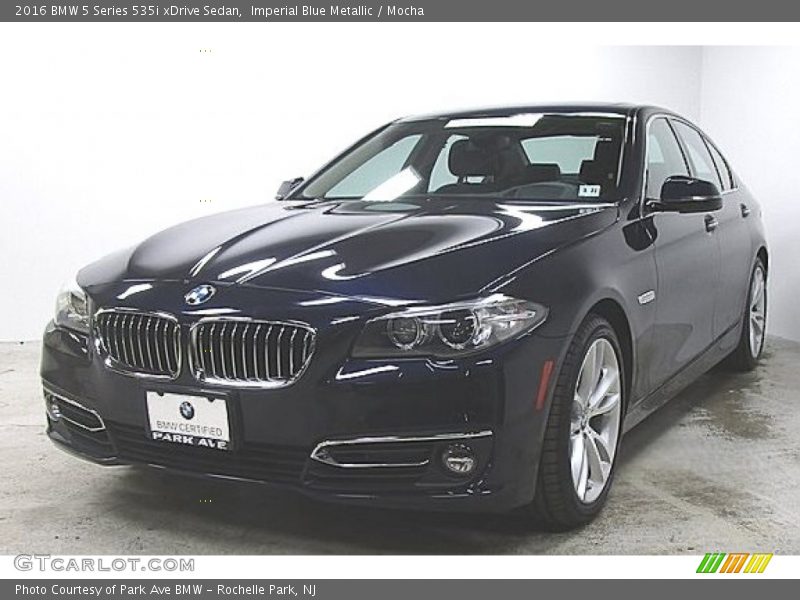 Imperial Blue Metallic / Mocha 2016 BMW 5 Series 535i xDrive Sedan