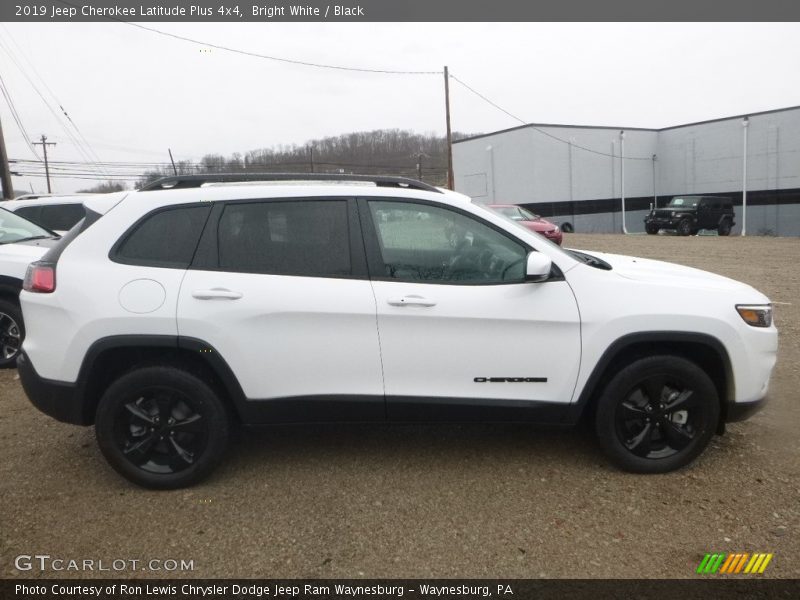 Bright White / Black 2019 Jeep Cherokee Latitude Plus 4x4