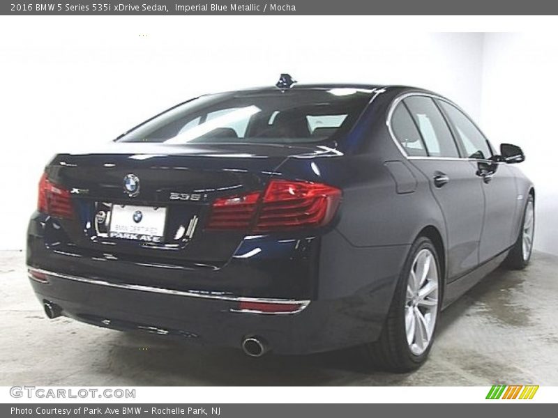 Imperial Blue Metallic / Mocha 2016 BMW 5 Series 535i xDrive Sedan