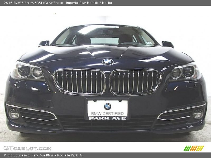 Imperial Blue Metallic / Mocha 2016 BMW 5 Series 535i xDrive Sedan