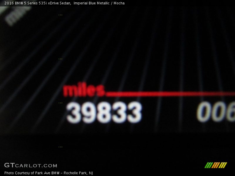 Imperial Blue Metallic / Mocha 2016 BMW 5 Series 535i xDrive Sedan