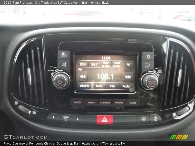 Bright White / Black 2019 Ram ProMaster City Tradesman SLT Cargo Van