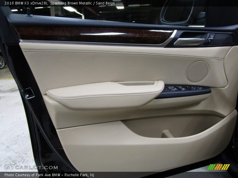 Sparkling Brown Metallic / Sand Beige 2016 BMW X3 xDrive28i