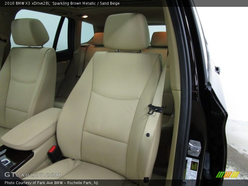 Sparkling Brown Metallic / Sand Beige 2016 BMW X3 xDrive28i