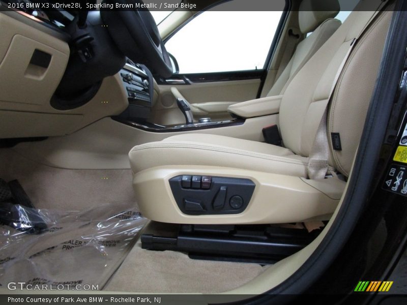 Sparkling Brown Metallic / Sand Beige 2016 BMW X3 xDrive28i