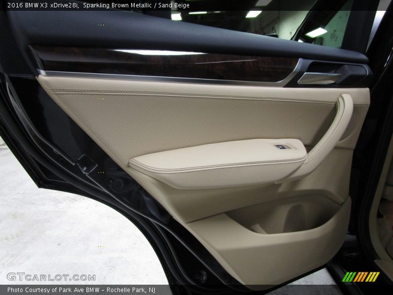 Sparkling Brown Metallic / Sand Beige 2016 BMW X3 xDrive28i