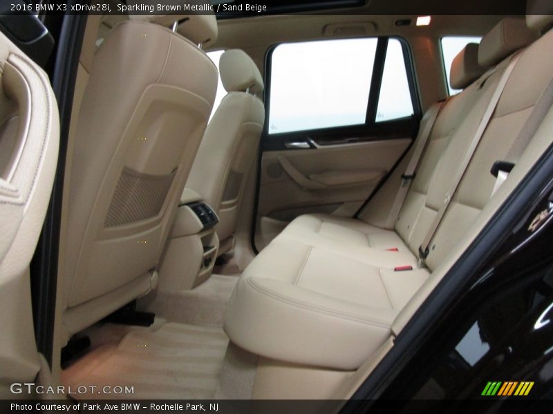 Sparkling Brown Metallic / Sand Beige 2016 BMW X3 xDrive28i