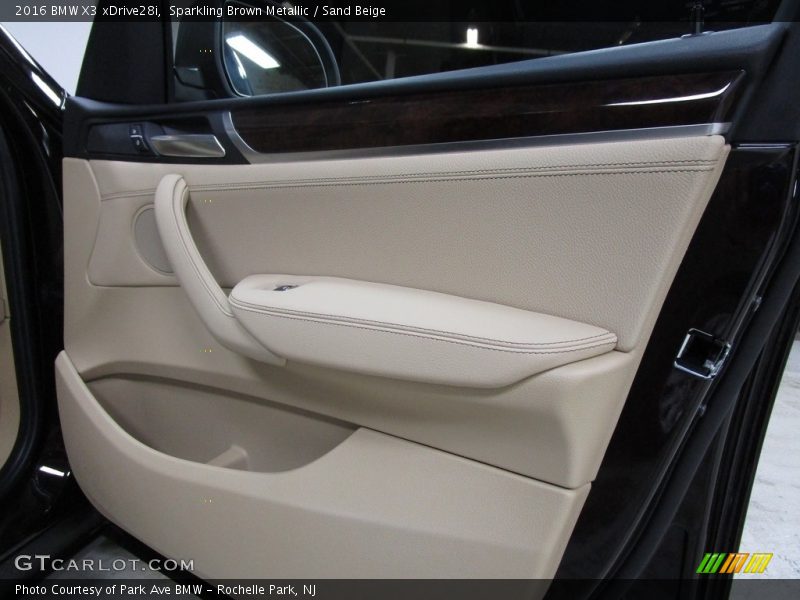 Sparkling Brown Metallic / Sand Beige 2016 BMW X3 xDrive28i