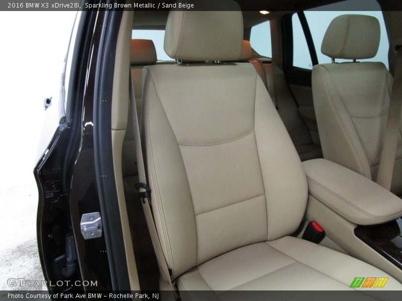 Sparkling Brown Metallic / Sand Beige 2016 BMW X3 xDrive28i