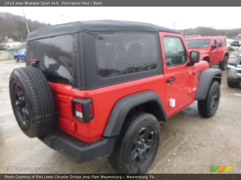 Firecracker Red / Black 2019 Jeep Wrangler Sport 4x4