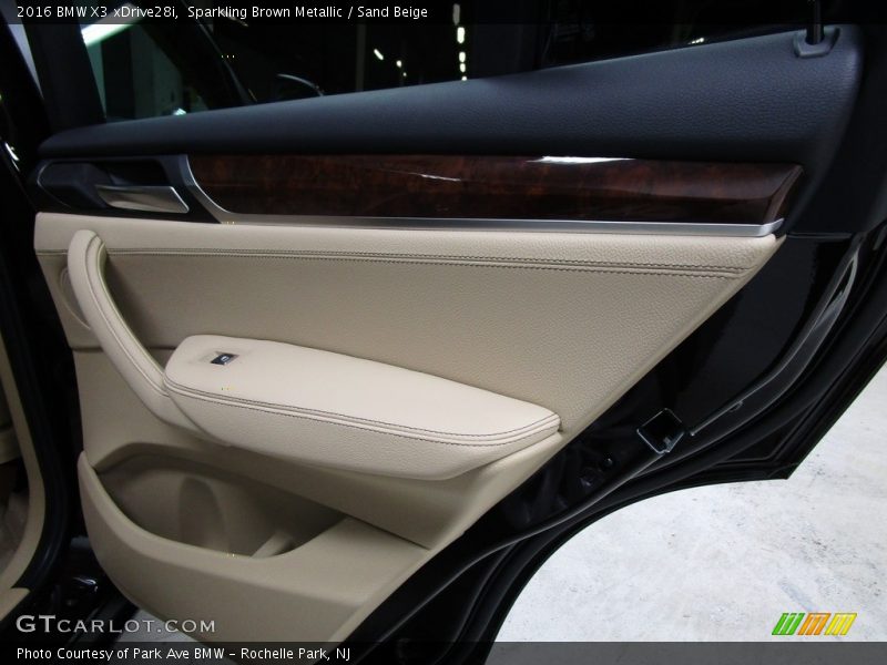 Sparkling Brown Metallic / Sand Beige 2016 BMW X3 xDrive28i