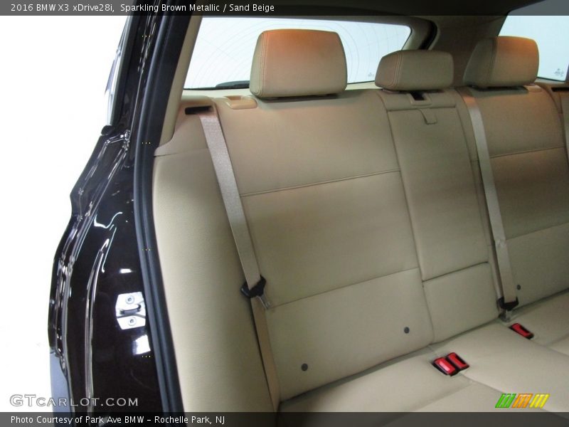 Sparkling Brown Metallic / Sand Beige 2016 BMW X3 xDrive28i