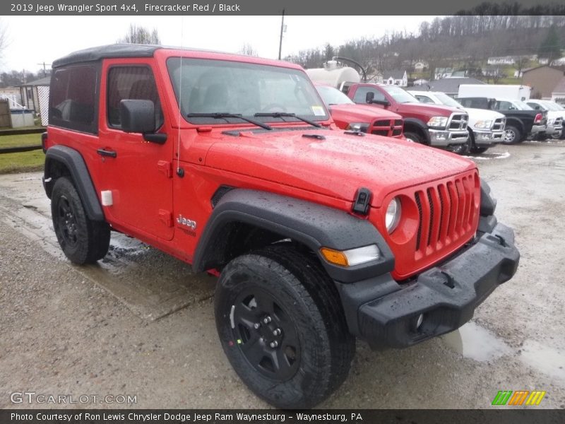 Firecracker Red / Black 2019 Jeep Wrangler Sport 4x4