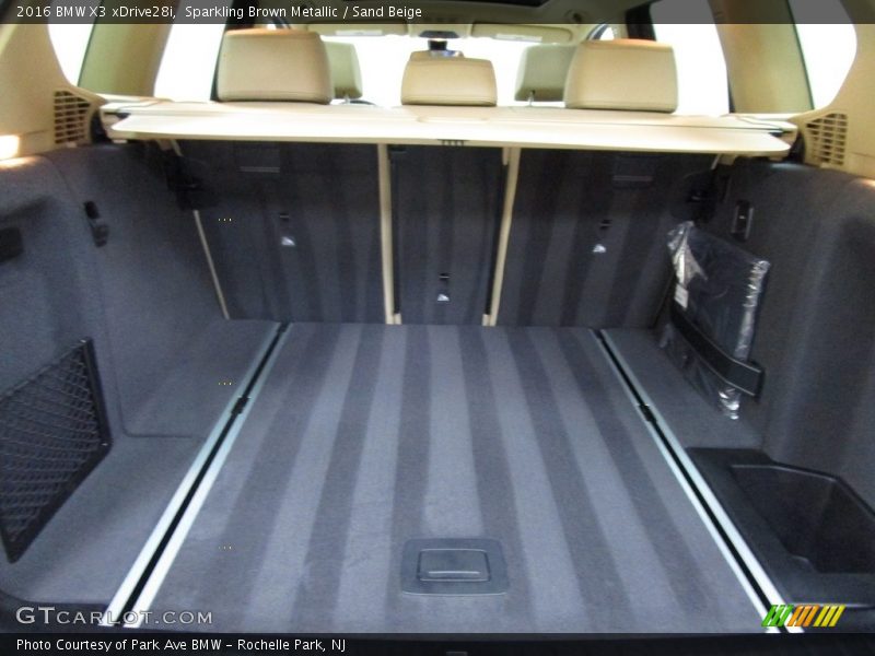 Sparkling Brown Metallic / Sand Beige 2016 BMW X3 xDrive28i