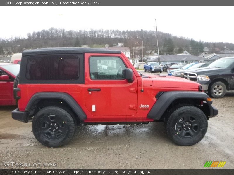 Firecracker Red / Black 2019 Jeep Wrangler Sport 4x4