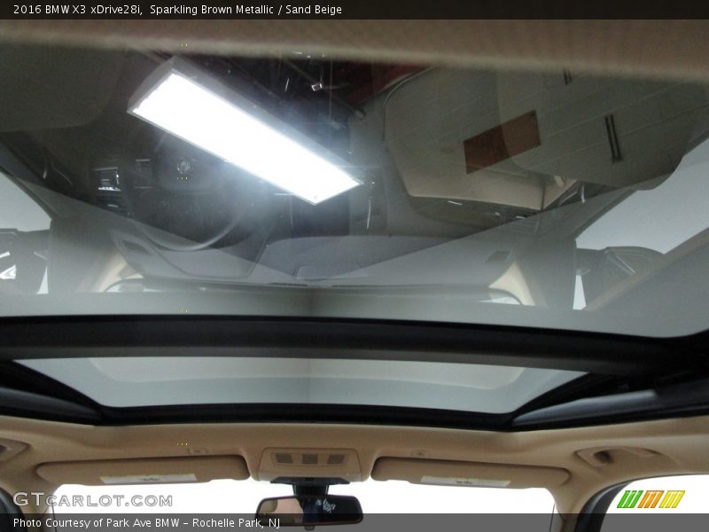 Sparkling Brown Metallic / Sand Beige 2016 BMW X3 xDrive28i