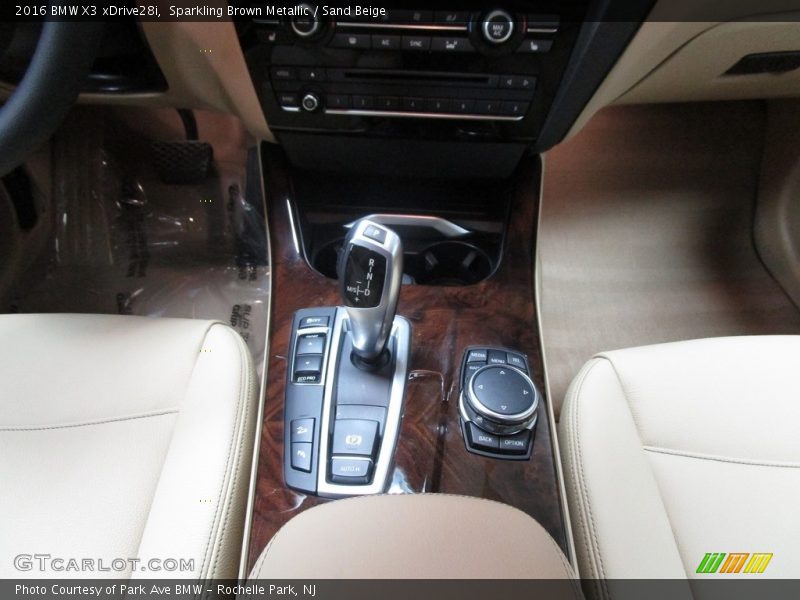 Sparkling Brown Metallic / Sand Beige 2016 BMW X3 xDrive28i