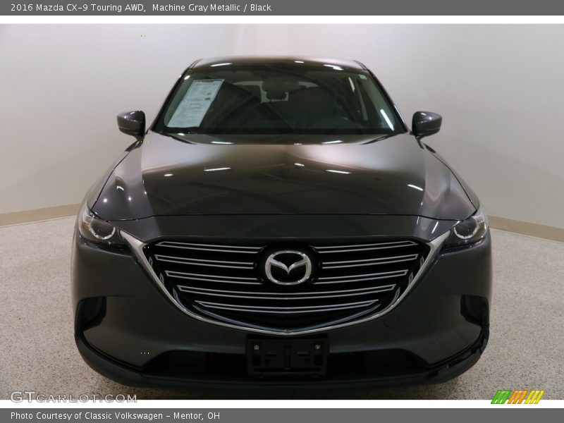 Machine Gray Metallic / Black 2016 Mazda CX-9 Touring AWD