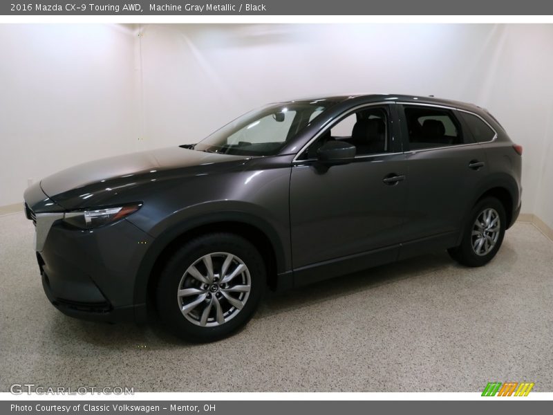 Machine Gray Metallic / Black 2016 Mazda CX-9 Touring AWD