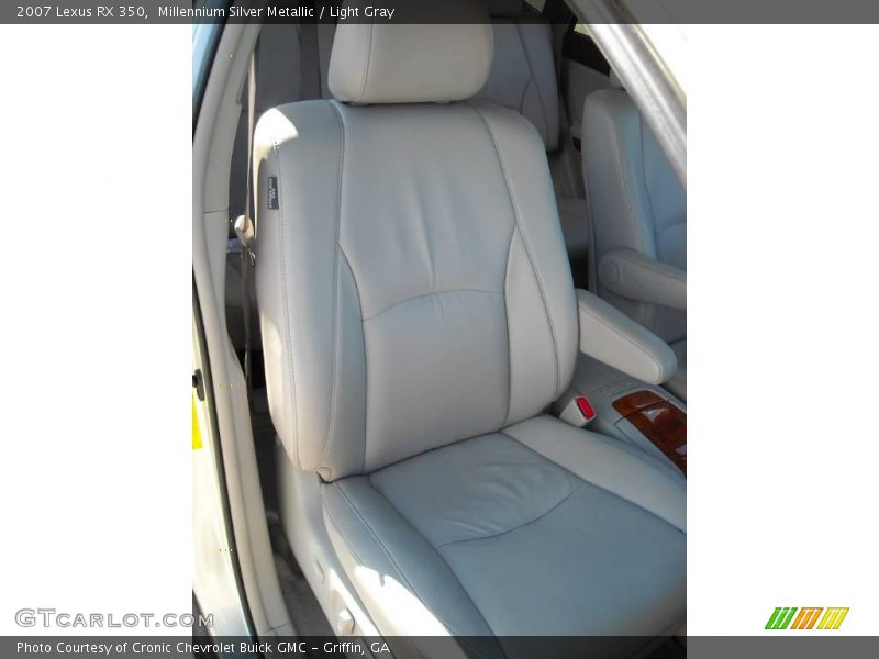 Millennium Silver Metallic / Light Gray 2007 Lexus RX 350