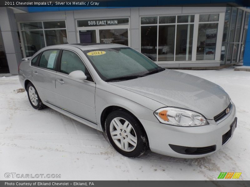 Silver Ice Metallic / Gray 2011 Chevrolet Impala LT