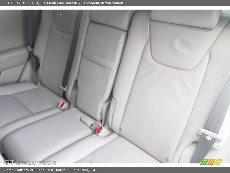 Cerulean Blue Metallic / Parchment/Brown Walnut 2010 Lexus RX 350