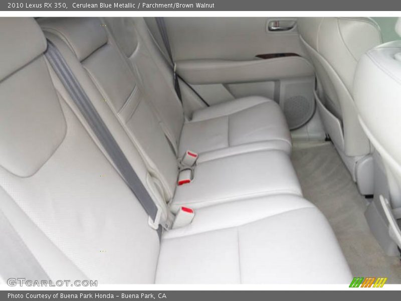 Cerulean Blue Metallic / Parchment/Brown Walnut 2010 Lexus RX 350