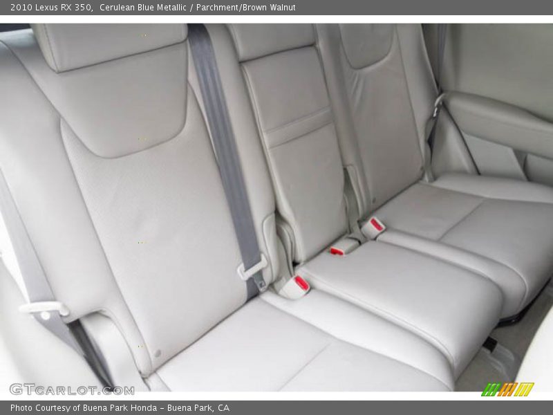 Cerulean Blue Metallic / Parchment/Brown Walnut 2010 Lexus RX 350
