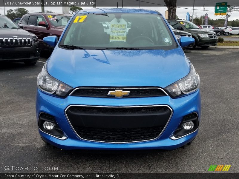 Splash Metallic / Jet Black 2017 Chevrolet Spark LT