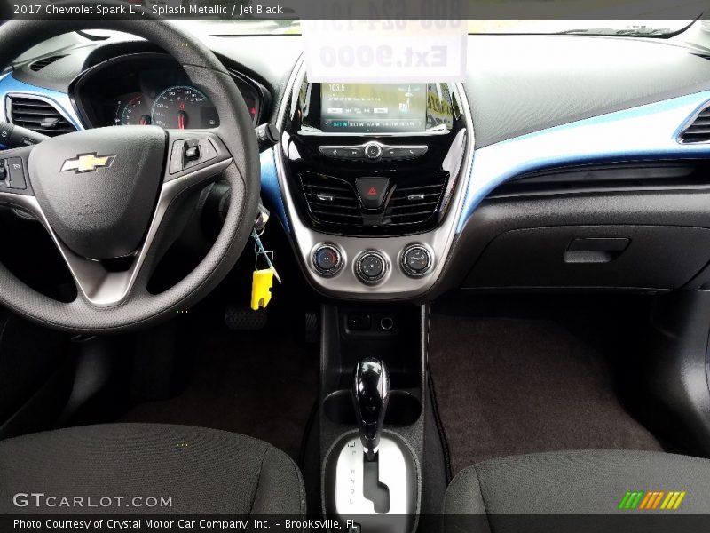 Splash Metallic / Jet Black 2017 Chevrolet Spark LT