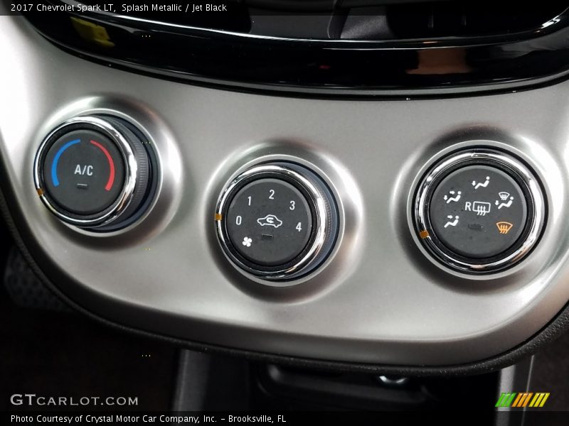 Splash Metallic / Jet Black 2017 Chevrolet Spark LT