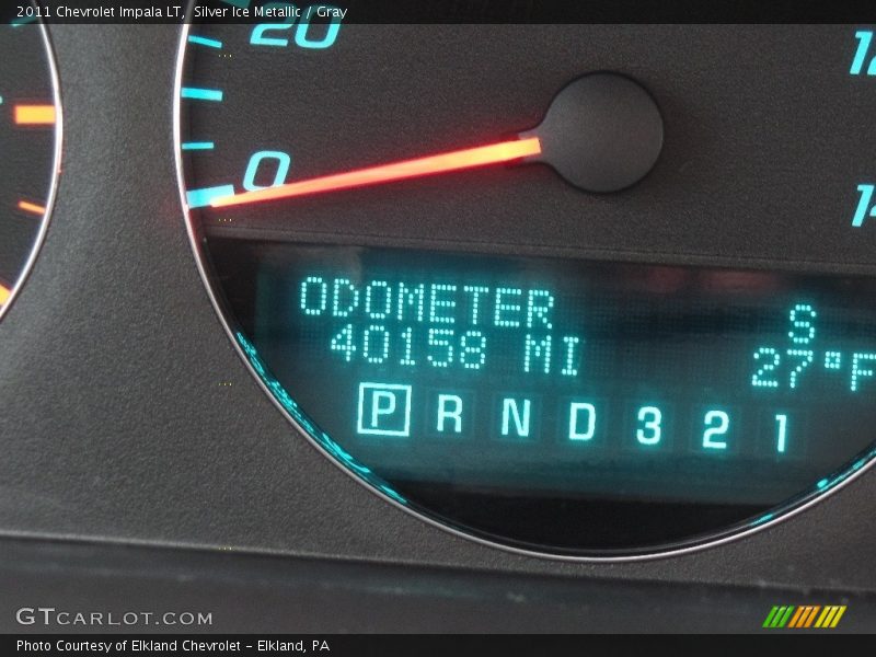 Silver Ice Metallic / Gray 2011 Chevrolet Impala LT