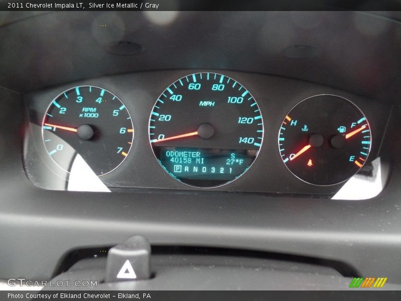 Silver Ice Metallic / Gray 2011 Chevrolet Impala LT