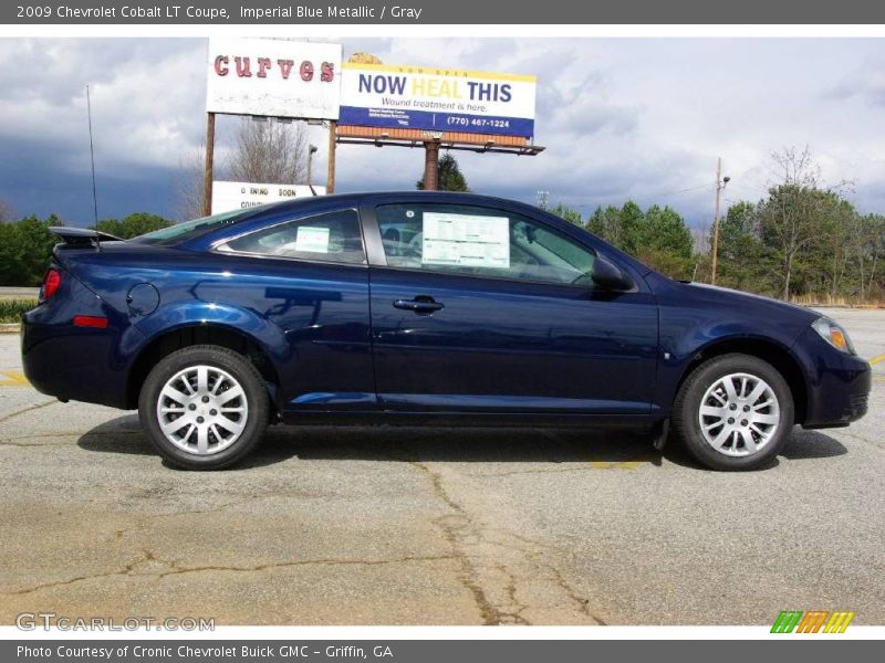 Imperial Blue Metallic / Gray 2009 Chevrolet Cobalt LT Coupe