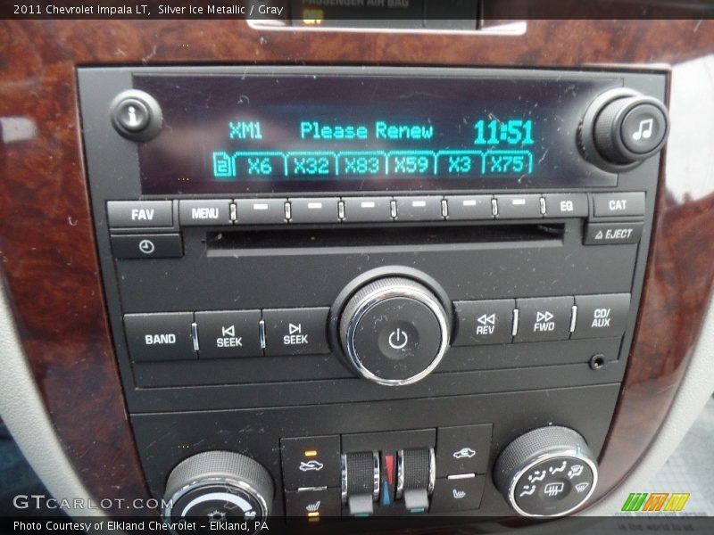 Silver Ice Metallic / Gray 2011 Chevrolet Impala LT