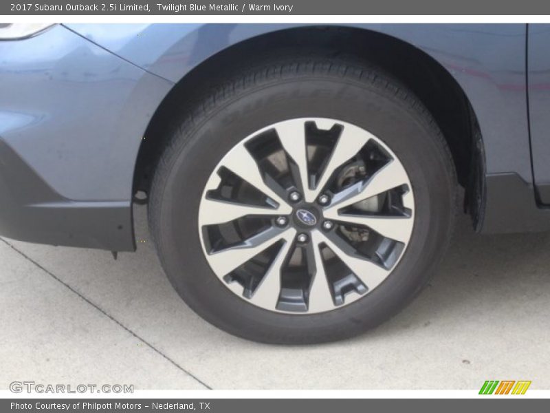 Twilight Blue Metallic / Warm Ivory 2017 Subaru Outback 2.5i Limited